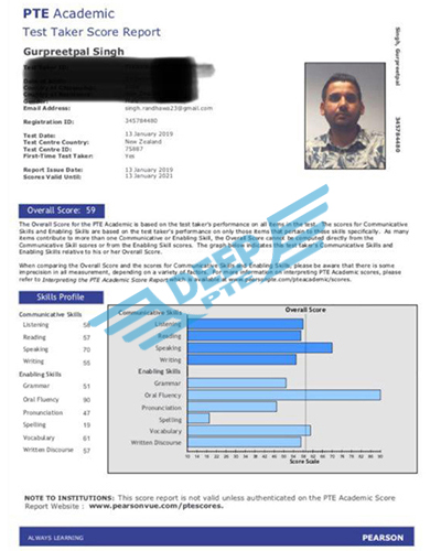 Student Result of Deep PTE